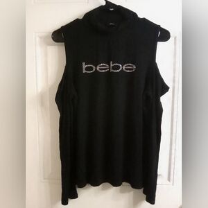 Bebe Black Sleeveless Top